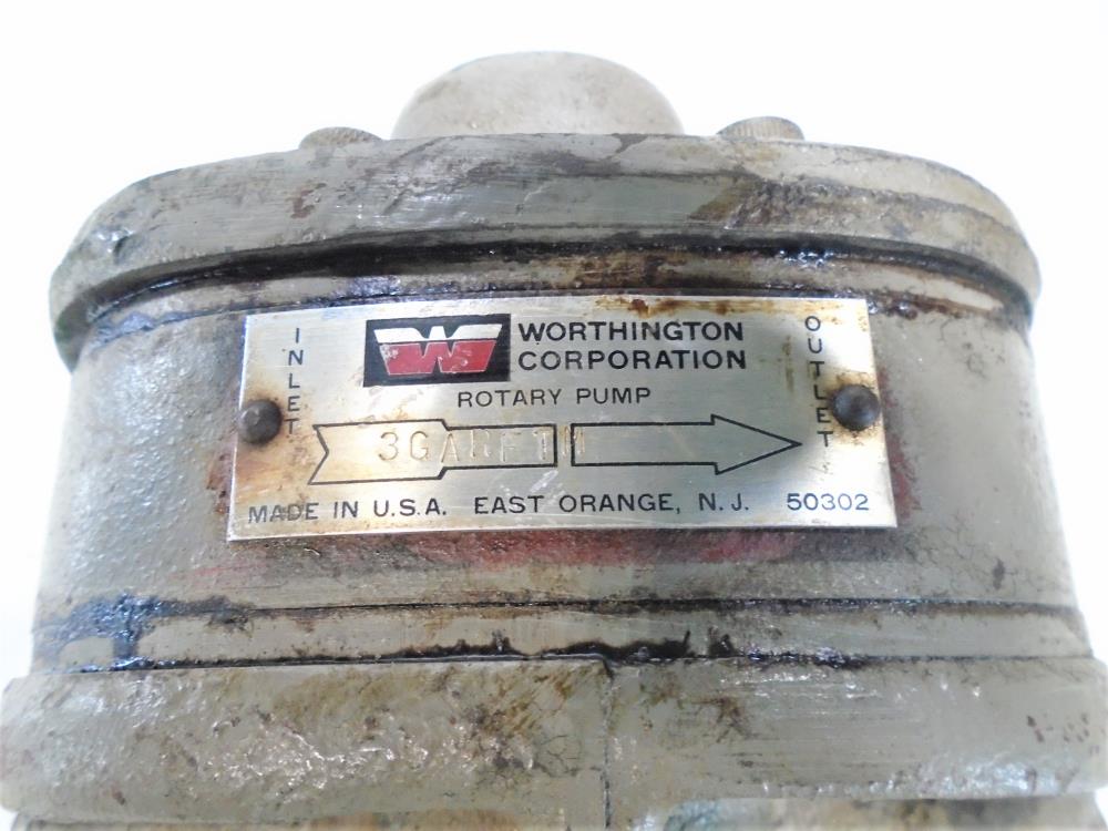 Worthington 1" NPT Rotary Pump 3GARFTM